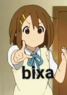 🏳‍🌈 bixa Anime, Dziewczyna, Kreskówka, Bixa telegram sticker