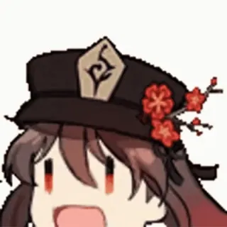 😮 Hu Tao Genshin Impact Anime, Videojuego, Lindo, Genshin Impact, Hu Tao whatsapp sticker