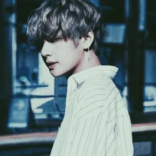 📎 Kim Taehyung Kim Taehyung, Koreański, Gwiazda pop, Muzyk, Mężczyzna telegram sticker