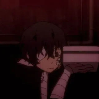 📺 Osamu Dazai Bungou Stray Dogs Anime, Dazaï, Bungo Stray Dogs, Manga, Bandages, Personnage telegram sticker