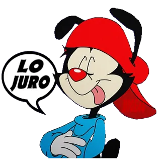 👩‍⚖️ LO JURO cartone animato, personaggio, umorismo, espressione, promessa, spagnolo whatsapp sticker
