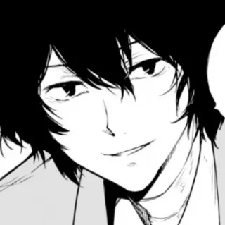 📓 Osamu Dazai Bungou Stray Dogs Anime, Manga, Osamu Dazai, Bungou Stray Dogs, Charakter whatsapp sticker