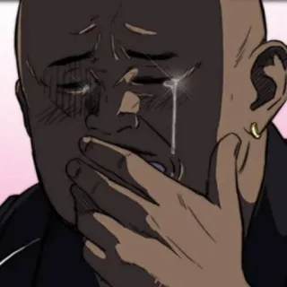 😭 weinen, traurig, emotion, charakter, manga, anime whatsapp sticker