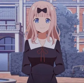 🌟 Chika Fujiwara Kaguya-sama: Love Is War Anime, Chika Fujiwara, Kawaii, Schattig telegram sticker