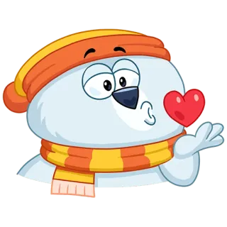 😘 ours, dessin animé, coeur, amour, baiser, animal, hiver, mignon telegram sticker