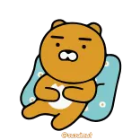 ✨ Snooze Bär, Schlaf, schlafen, süß, Kissen whatsapp sticker