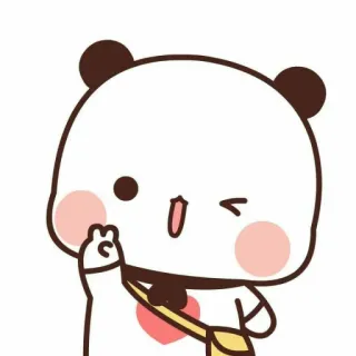 🍼 imut, panda, kartun, kawaii, binatang telegram sticker