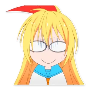 😰 Anime, Cartone animato, Personaggio, Espressione, Adesivo telegram sticker