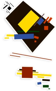📱 abstract, geometric, modern art, art, sticker telegram sticker