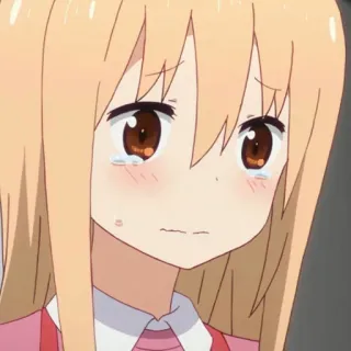🍣 Anime, Llorando, Triste, Chica, Emocional, Dibujos animados telegram sticker
