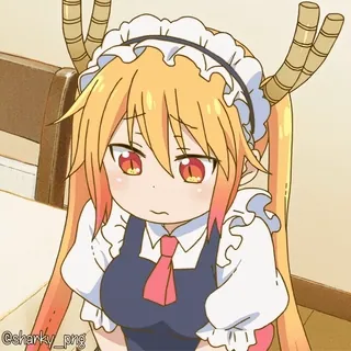 😞 Tohru Miss Kobayashi's Dragon Maid telegram sticker