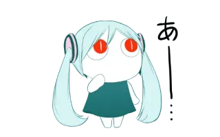 🤔 애니메이션, 치비, 귀여운, 만화, 소녀, 캐릭터, 만화 telegram sticker