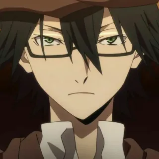 🍡 Edogawa Ranpo Bungou Stray Dogs anime, character, manga, Edogawa Ranpo, Bungou Stray Dogs telegram sticker