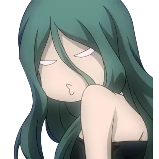😗 Anime, Cartone animato, Ragazza, Manga telegram sticker