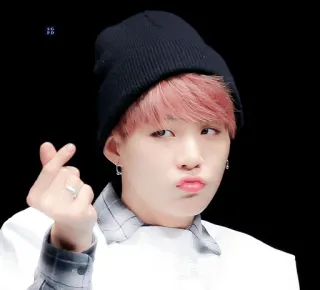 🧡 kpop, มินิฮาร์ท, น่ารัก, ผู้ชาย, ไอดอล, คน, หมวก telegram sticker