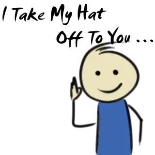✋ kreskówka, patyczak, postać, machanie, powitanie telegram sticker