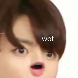 🤭 wot engraçado, meme, rosto, quê? whatsapp sticker