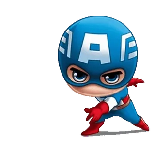 💬 Captain America 캡틴 아메리카, 슈퍼히어로, 마블, 만화, 어벤져스, 만화영화 whatsapp sticker