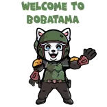 👋 WELCOME TO BOBATAMA süß, tier, panda, bobatama, willkommen telegram sticker