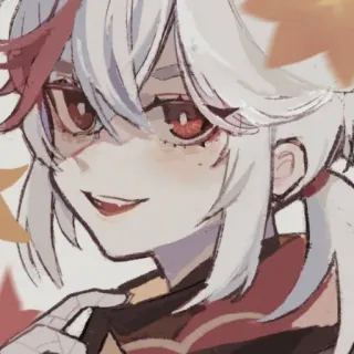 😏 Kaedehara Kazuha Genshin Impact 动漫, 游戏, 角色, 枫原万叶, 原神 telegram sticker