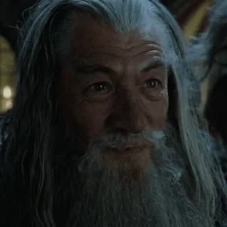 💍 Gandalf The Lord of the Rings Gandalf, mago, O Senhor dos Anéis, fantasia, Terra Média, magia whatsapp sticker
