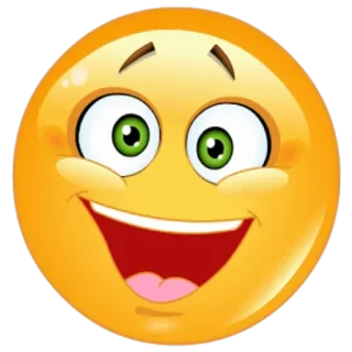 😂 Emoji, Smiley, Joyeux, Expression, Jaune, Dessin animé whatsapp sticker