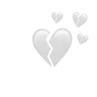 💔 gebrochenes Herz, Liebeskummer, traurig, Liebe, Scheidung, Verlust, Beziehung whatsapp sticker