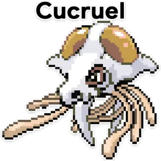 👾 Cucruel ポケモン, 生き物, モンスター telegram sticker