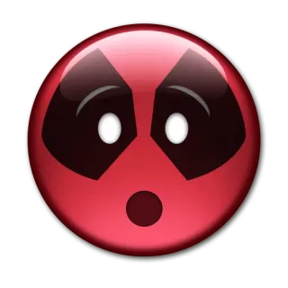 😯 Deadpool marvel, comic, hero, antihero telegram sticker