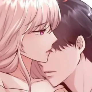 🫀 casal, romance, afeição, amor, anime, mangá telegram sticker