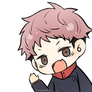 👋 @HAWKS Anime, Cartoon, Chibi, Niedlich, Fanart telegram sticker