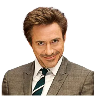 😈 Robert Downey Jr. นักแสดง, คนดัง, ผู้ชาย, ภาพเหมือน telegram sticker