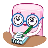 Marshmallow telegram stickers