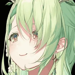 😣 Ceres Fauna anime, vtuber, girl, hololive telegram sticker