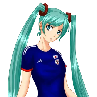 Hatsune Miku (Everlasting Summer) (Part 1) whatsapp stickers