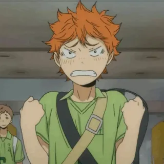 🍜 Hinata Shoyo Haikyuu!! Anime, Haikyuu, Hinata Shoyo, Anime de esportes, Vôlei, Shonen telegram sticker