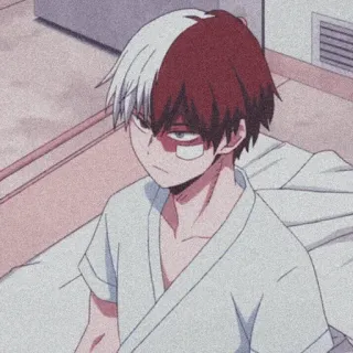 😑 Shoto Todoroki My Hero Academia Anime, My Hero Academia, Shoto Todoroki, Manga, Fanart, Charakter, Held telegram sticker
