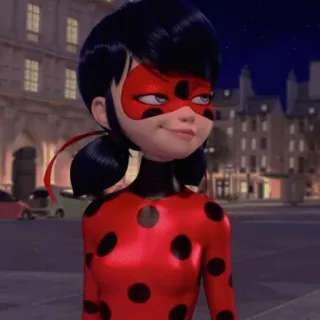 🗼 Ladybug Miraculous: Tales of Ladybug & Cat Noir coccinelle, miraculous, miraculous, les aventures de ladybug et chat noir, chat noir, dessin animé whatsapp sticker