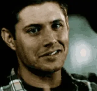 👍 Dean Winchester Supernatural tv, nadprzyrodzone, dean, winchester, jensen, ackles whatsapp sticker