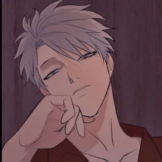🥡 アニメ, マンガ, 男性, 男, キャラクター, イラスト telegram sticker