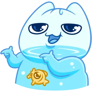 😉 만화, 캐릭터, 귀여운, 친근한, 카와이, 스티커 telegram sticker