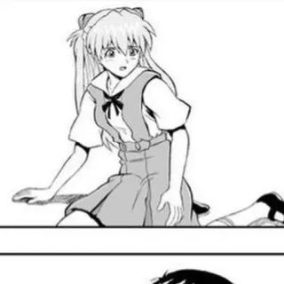 👾 Asuka Langley Soryu Neon Genesis Evangelion anime, manga, evangelion, asuka, character, illustration telegram sticker