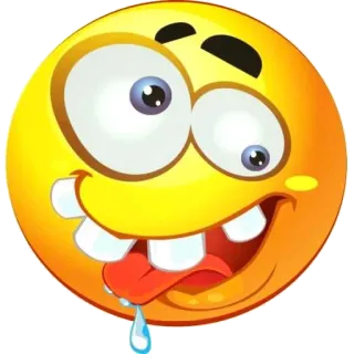 😬 emoji, smiley, goofy, face, cartoon, expression whatsapp sticker