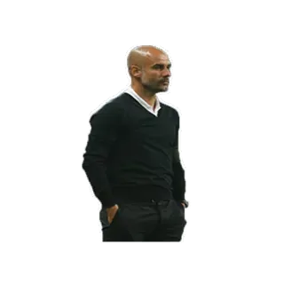 😐 Pep Guardiola football, football, entraîneur, coach, sport telegram sticker