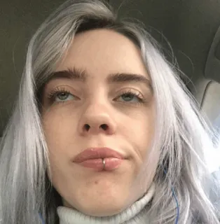 🌊 Billie Eilish คนดัง, นักร้อง, Billie Eilish, เพลง, ป๊อปสตาร์ telegram sticker