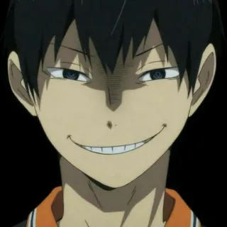 🏐 Tobio Kageyama Haikyuu!! anime, haikyuu, tobio kageyama, manga, character, kageyama telegram sticker