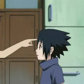 💙 Sasuke Naruto Anime, Sasuke, Naruto, Phim hoạt hình, Trẻ em, Ngón tay telegram sticker