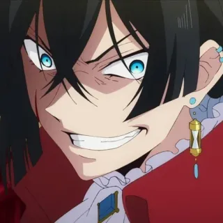 💎 Anime, Personnage, Dessin animé, Illustration, Expression faciale telegram sticker