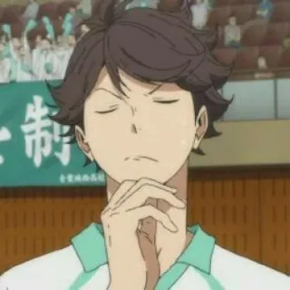 🍃 Tooru Oikawa Haikyuu!! Anime, Haikyuu, Tooru Oikawa, Oikawa, Volleyball telegram sticker