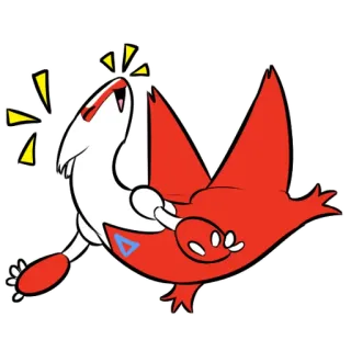 💨 Latias pokemon, latias, fanart, cartoon whatsapp sticker